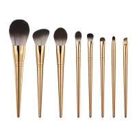 Wholesale professional makeup brush logo makeup brush handle private label brush set