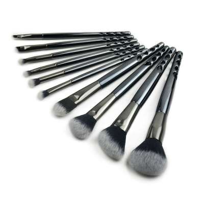 10Pcs Hollow design beauty tool Makeup Cosmetic Makeup Brush Set,Oem Custom logo Private Label Powder Brushes Makeup Brush Tool