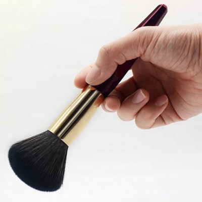 10 PCS Wine Red Color Makeup Brushes Foundation Eye Shadow Full Function Brush Set