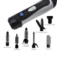 Innovative Products 2020 Hair Curlers Rollers Interchangeable Hair Dryer Brush Straightening Comb Hot Air Brush Styler