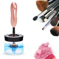 Professional Makeup Brush Cleaner Brush Cleaning Tool Holder Bowl Automatic Electronic Brushes Cleaner